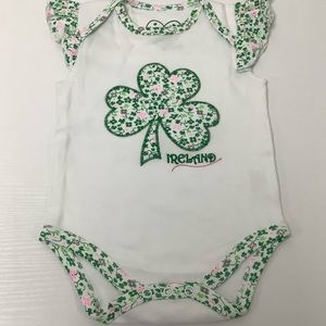 Made with Love Ireland onesie. Size 6-12M NWOT